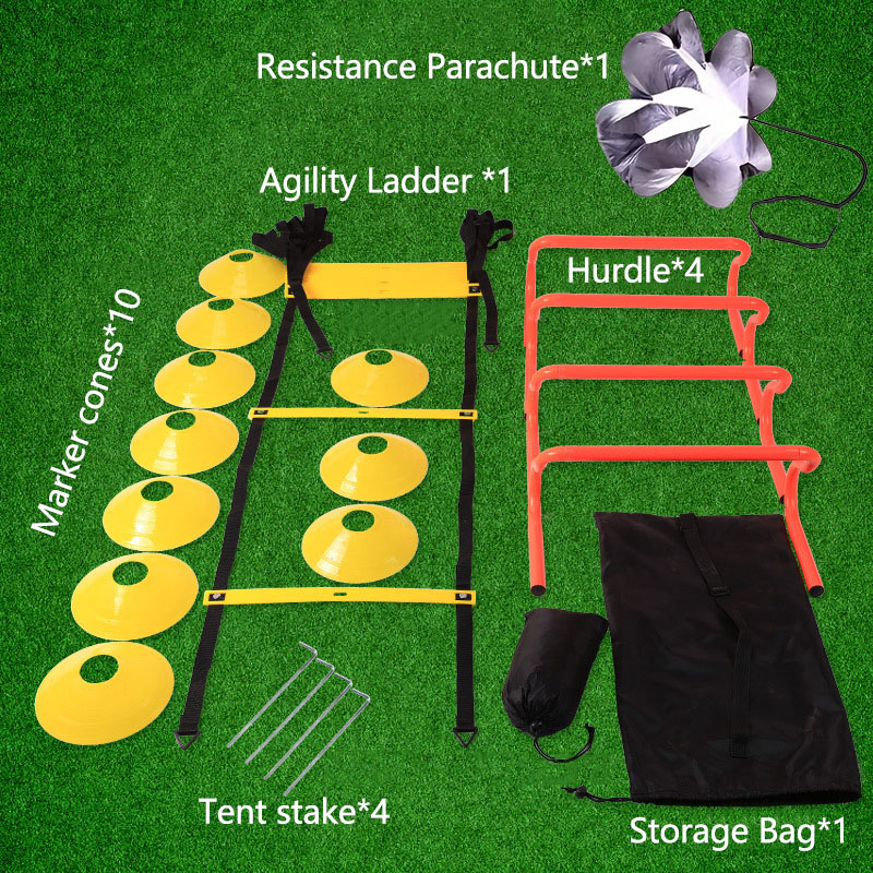 Skipping Rope Pvc - 1 Set Speed Agility Training Set