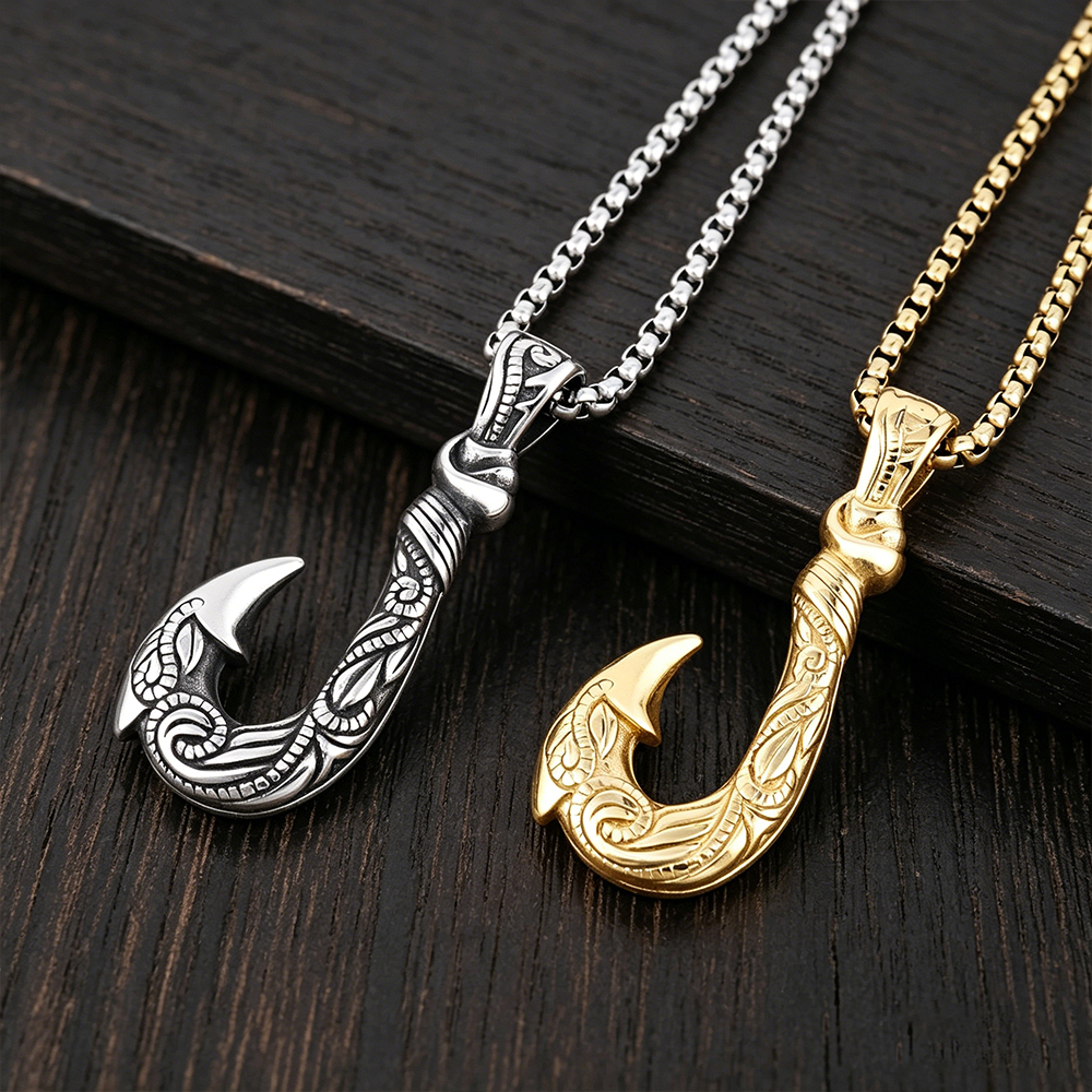 Maui Magic Fish Hook Necklace  - Battle Rope Anchor avis et prix