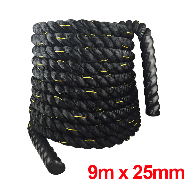 9M/12M/15M Fitness Battle Rope - Crossfit No Equipment avis et prix