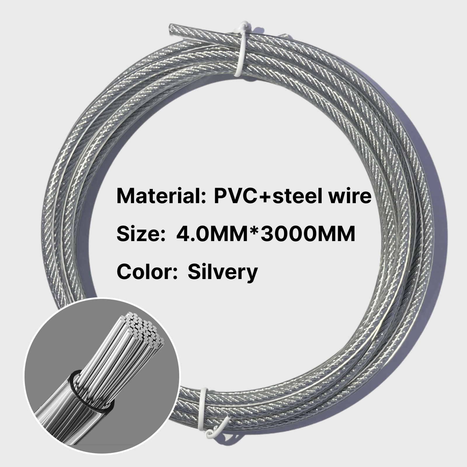 High-strength black PVC-coated - Skipping Rope Pvc avis et prix