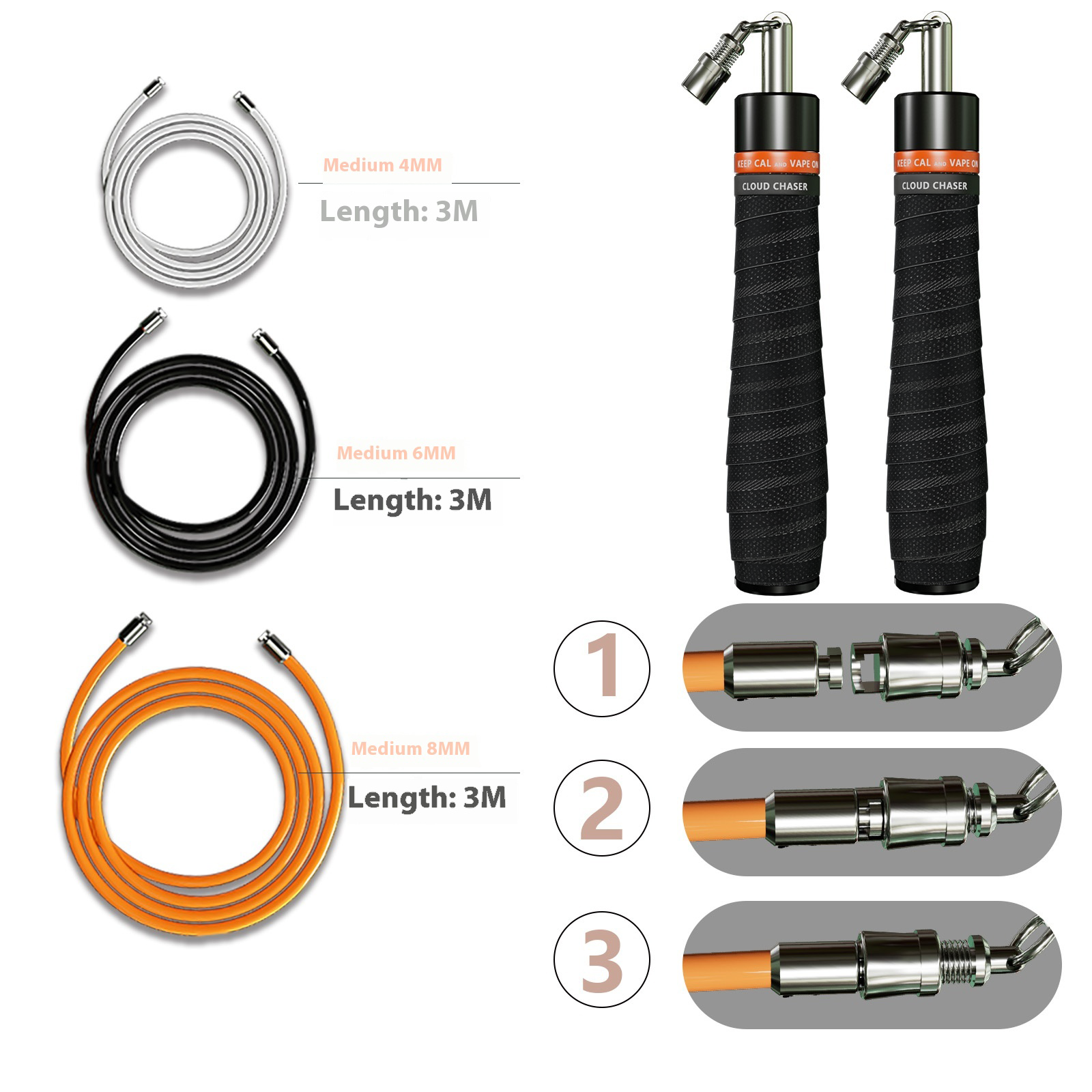 MOGOLD Weight Three Rope Jump  - Crossfit No Equipment avis et prix