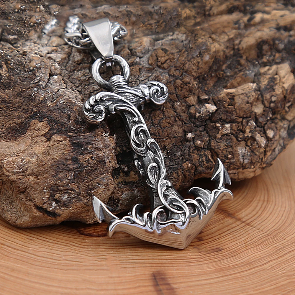 Punk Vintage Stainless Steel A - Battle Rope Anchor avis et prix