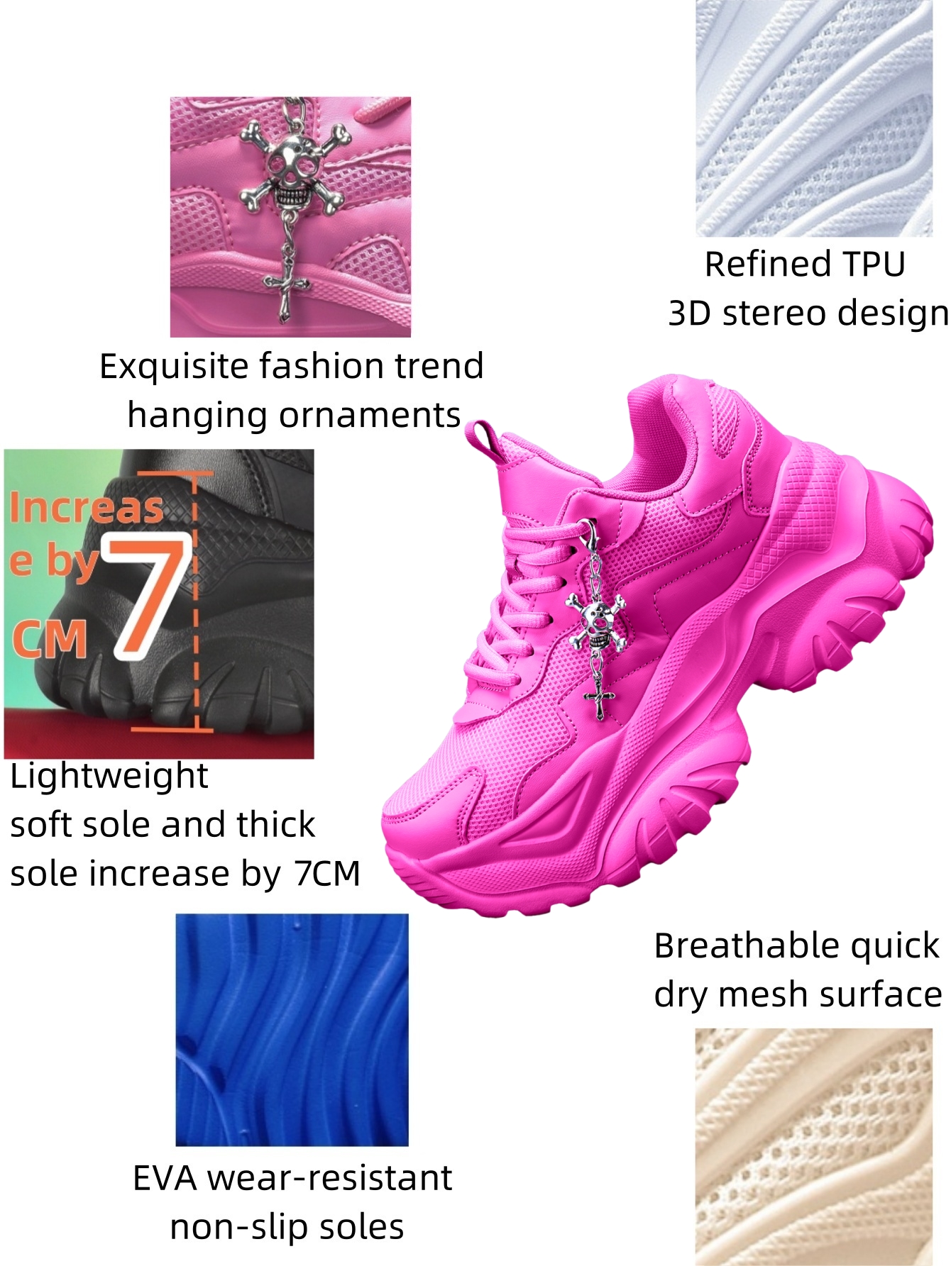 Women's Height-Increasing 7cm  - Crossfit Accessory Work avis et prix