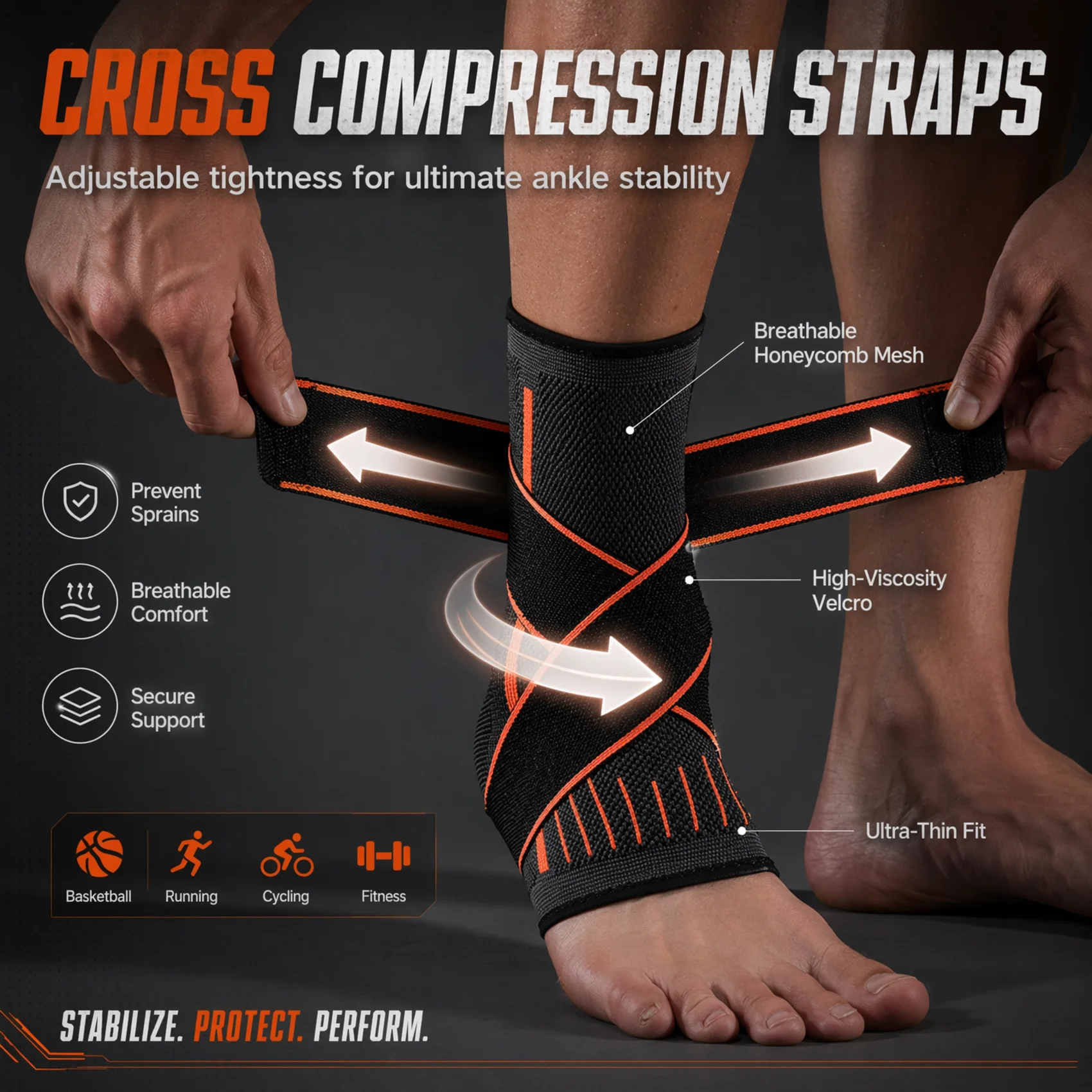 Breathable Compression Ankle B - Ankle Mobility Band avis et prix