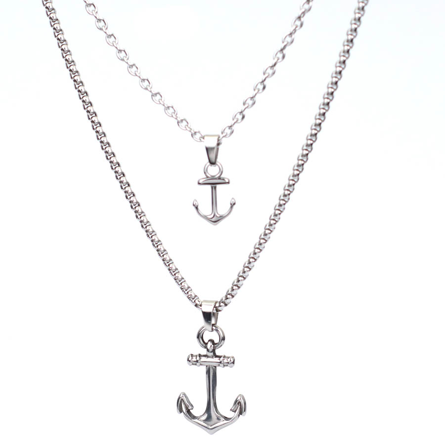 Hiphop Anchor Necklace For Men - Battle Rope Anchor avis et prix