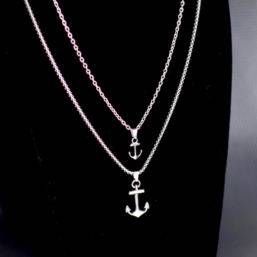 Hiphop Anchor Necklace For Men - Battle Rope Anchor avis et prix