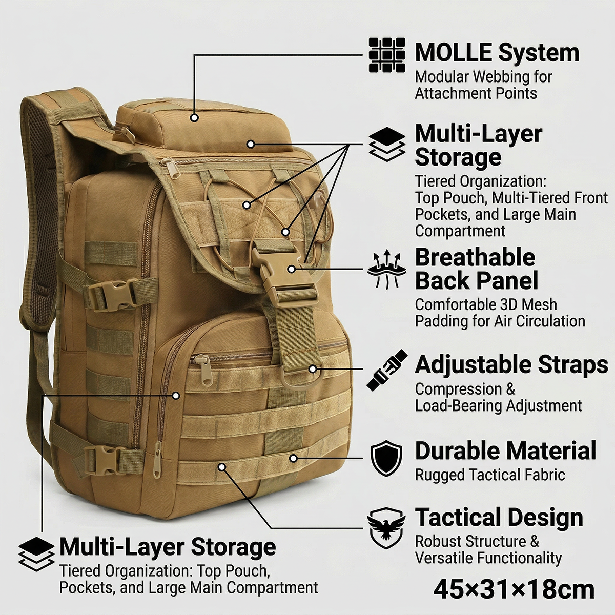 35L Gym Training Backpack for  - Crossfit Workout Gear avis et prix