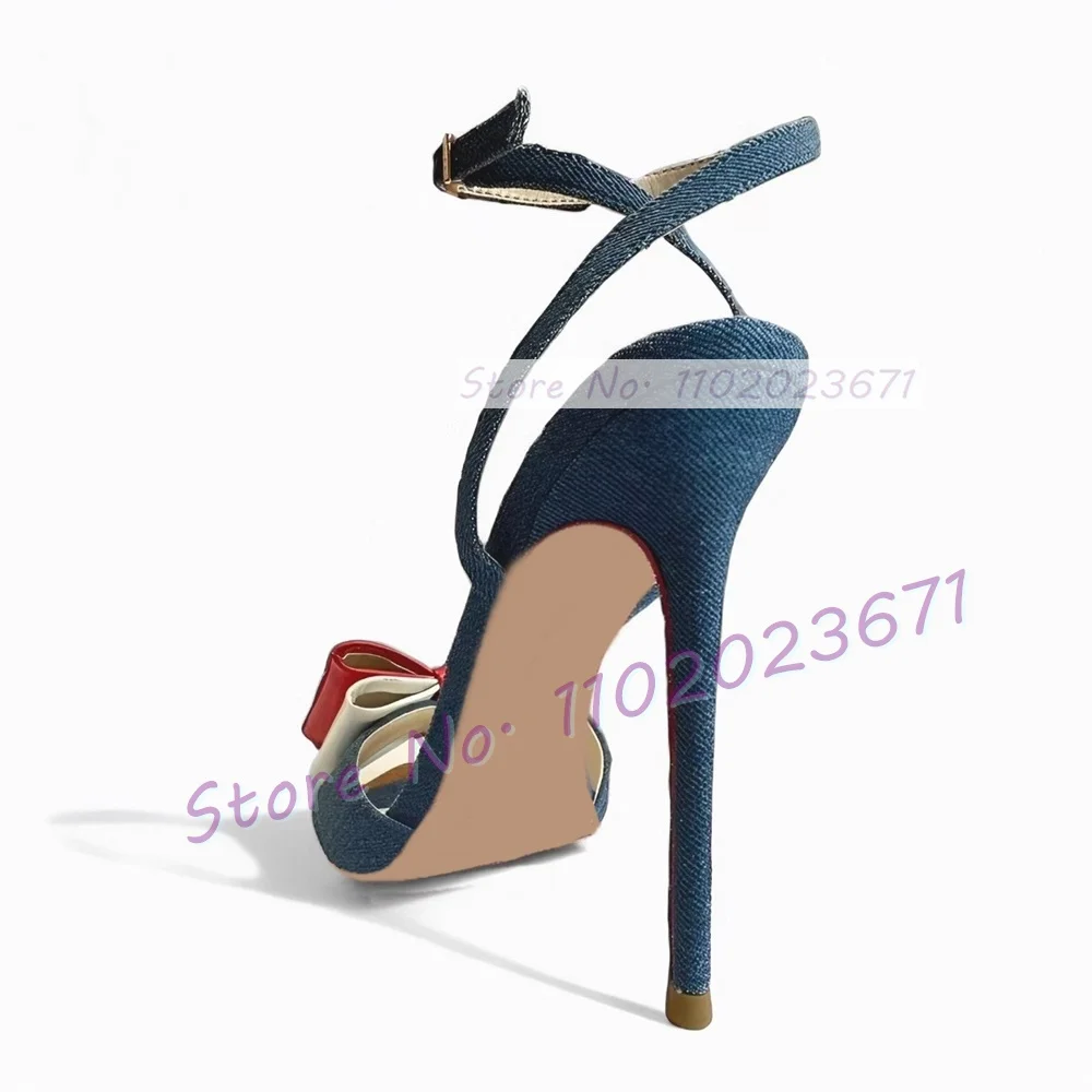 Gold Pointy Toe Denim Sandals  - Crossfit Outfit avis et prix