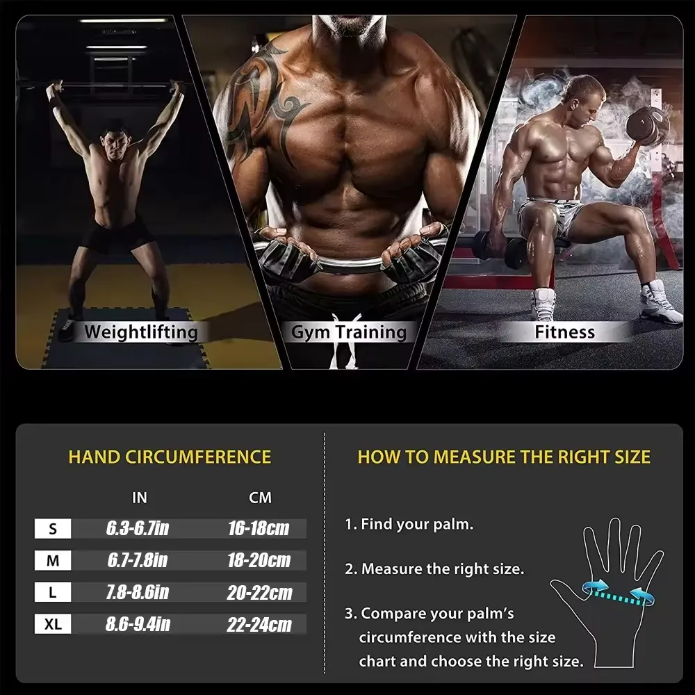 1Pair Half Finger Gym Fitness  - Crossfit Workout Gear avis et prix