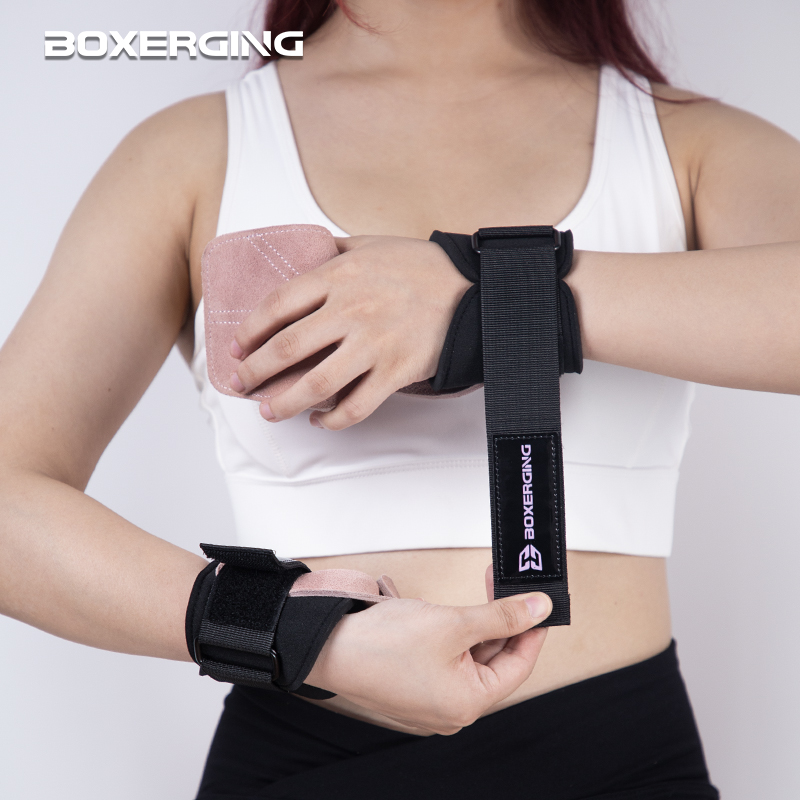 Cowhide Gym Gloves Grips Anti- - Crossfit Workout Gear avis et prix