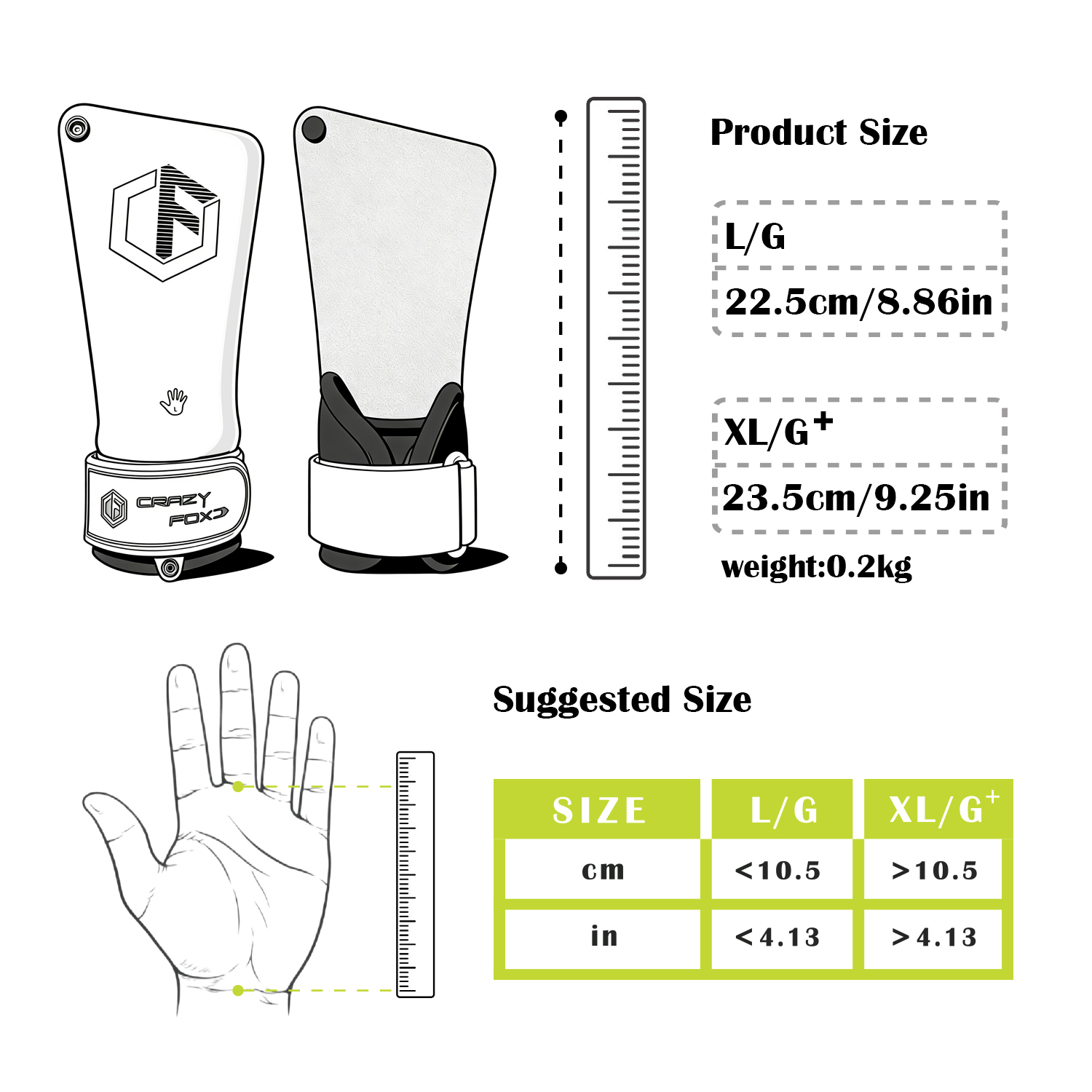 Natural Rubber Anti‑Slip Palm  - Crossfit Gear Bag avis et prix