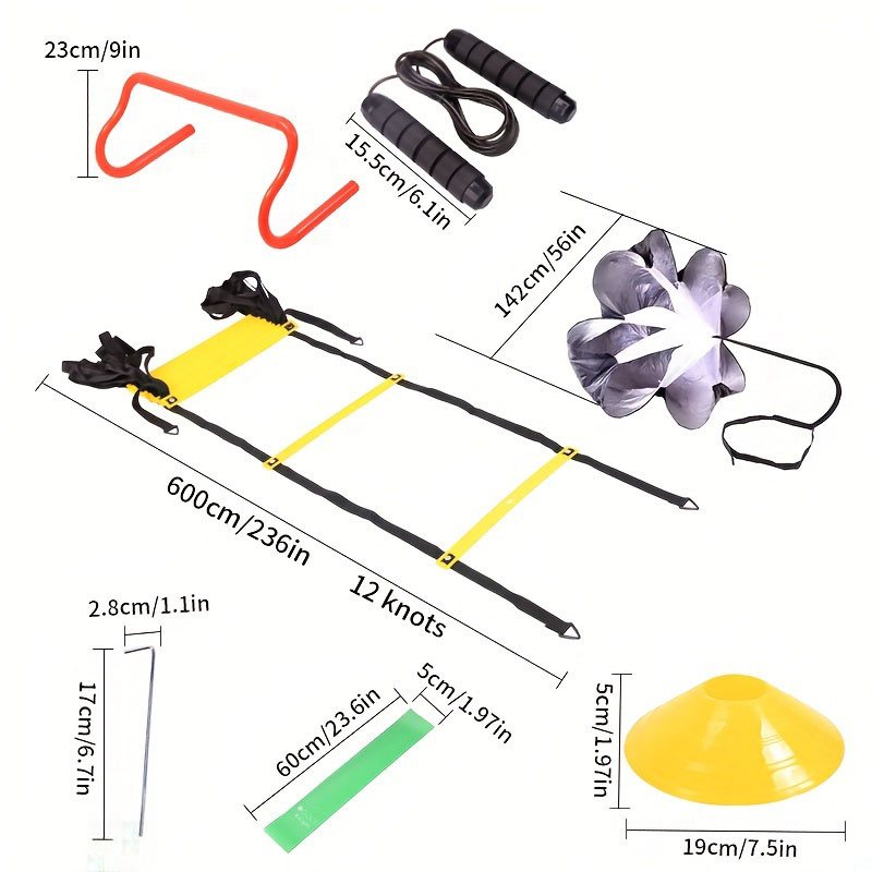 1 Set Speed Agility Training S - Skipping Rope Pvc avis et prix