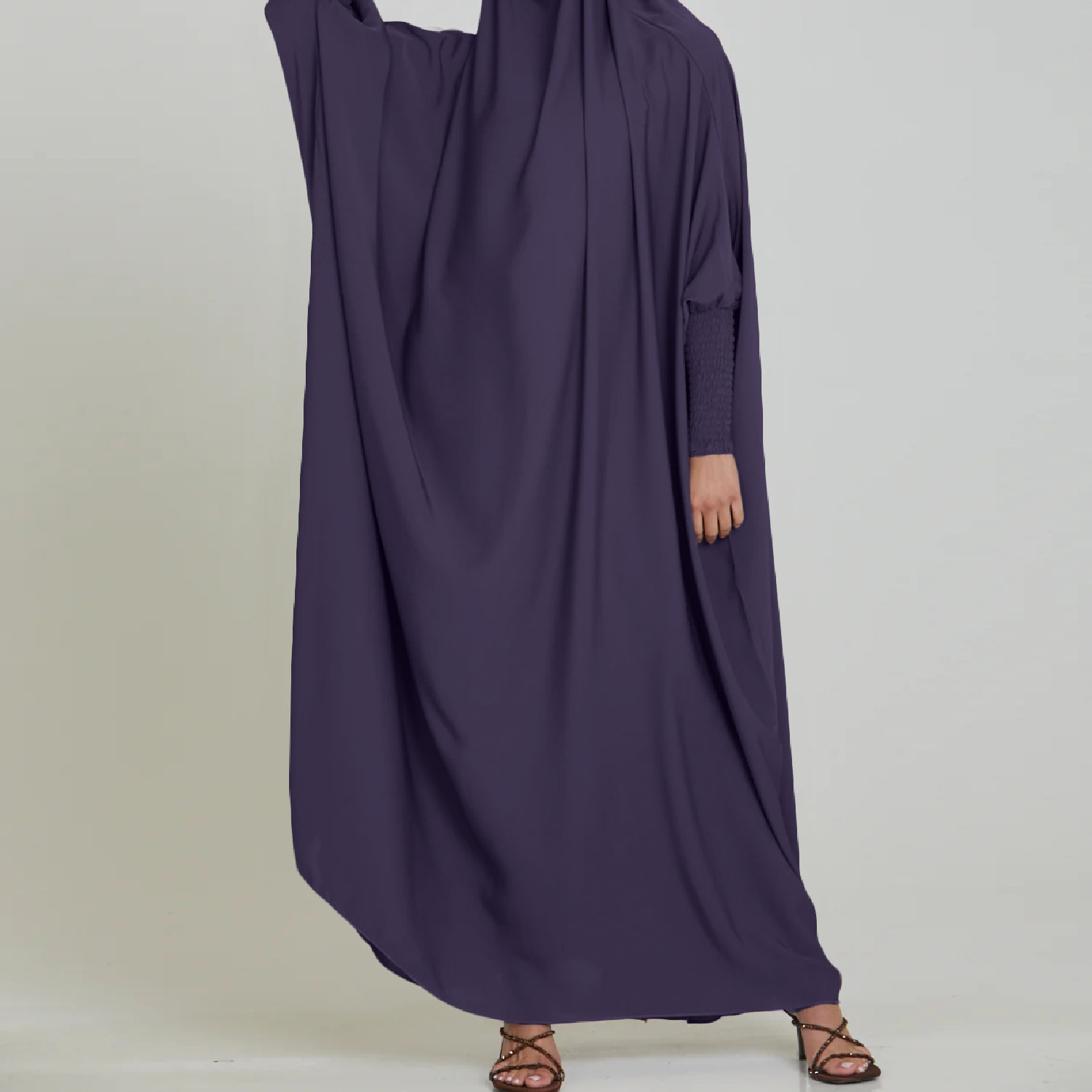 Solid Color Robe Dress Long Dr - Crossfit Indonesia avis et prix