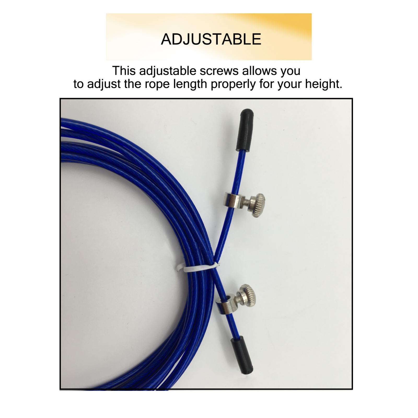 5 Sets Adjustable Steel PVC Sp - Skipping Rope Pvc avis et prix