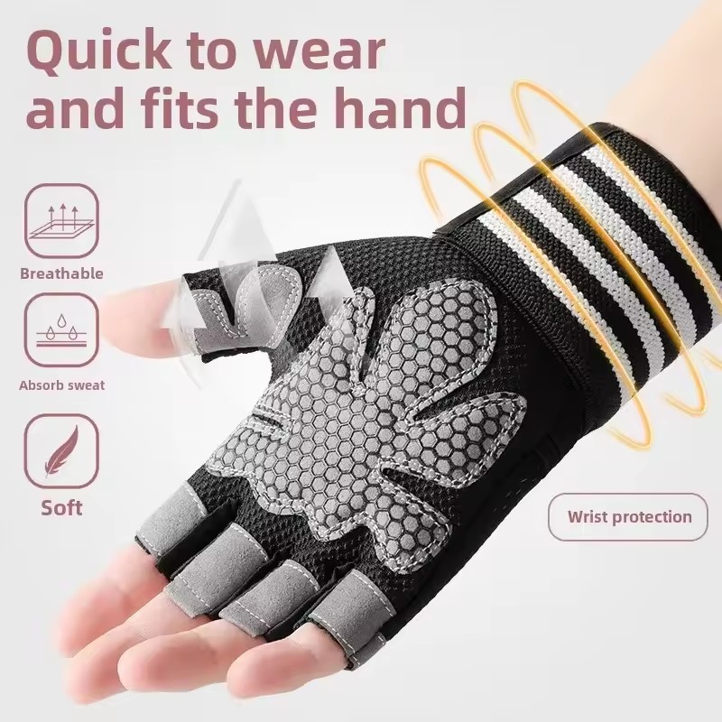 1 Pair Dumbbell Gloves Men Wom - Crossfit Workout Gear avis et prix