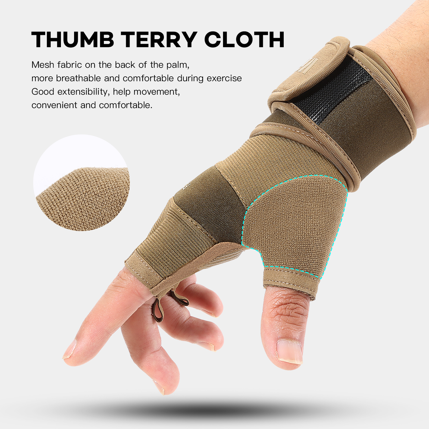 Cycling Gloves Half Finger Gym - Crossfit Workout Gear avis et prix