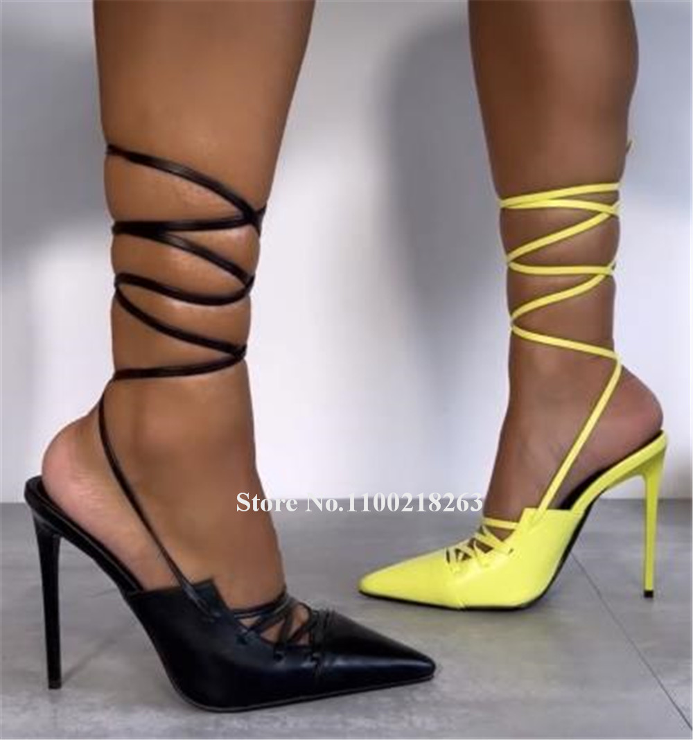 Lace-up Thin Heel Sandals Newe - Crossfit Outfit avis et prix