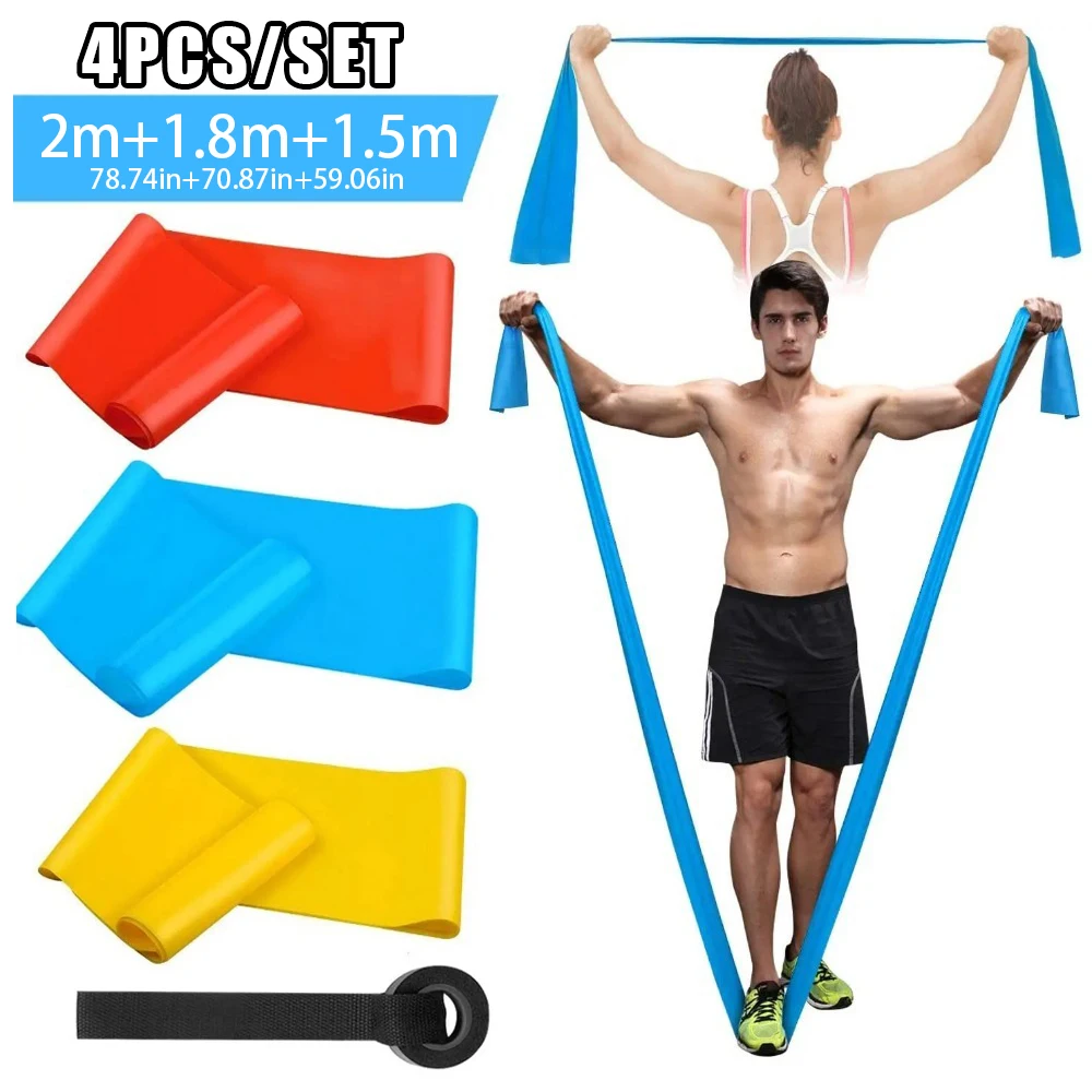 4Pcs/Set Elastic Fitness Bands - Crossfit Workout Gear avis et prix
